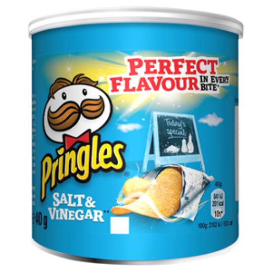 Picture of Pringles SMALL CAN Salt & Vinegar x12